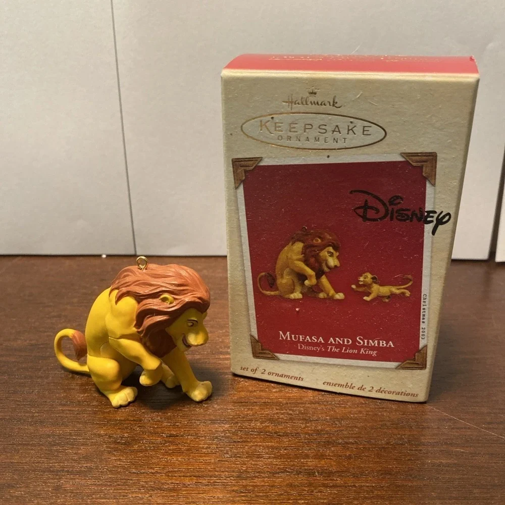 MUFASA only‎ Hallmark Keepsake Ornament The Lion King Disney With Original Box